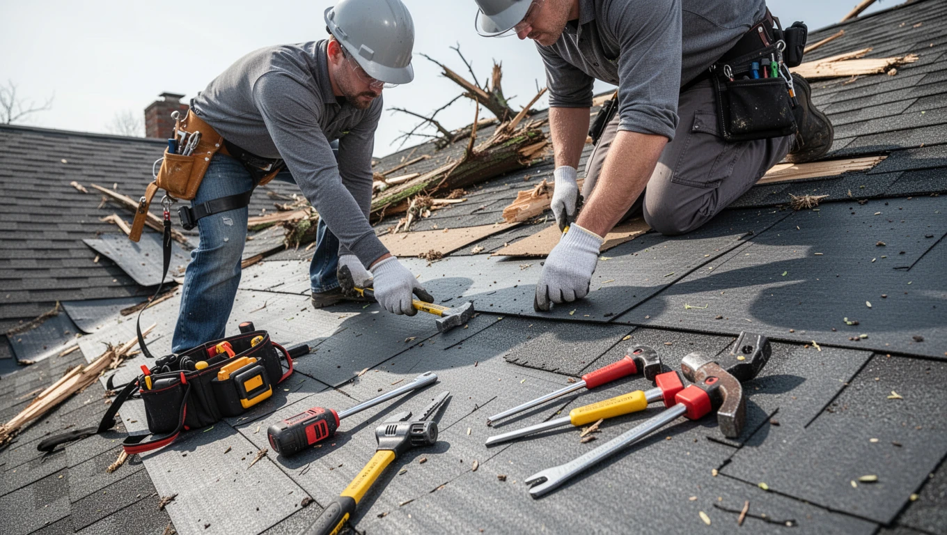 Wind Damage Roof Repair